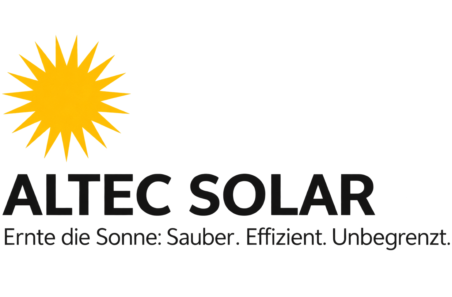 Altec Solar – Ernte die Sonne. Sauber. Effizient. Unbegrenzt.
